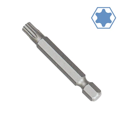Innensechskant Bit T10, 50mm, 1/4 Zoll, S2 Stahl Bit