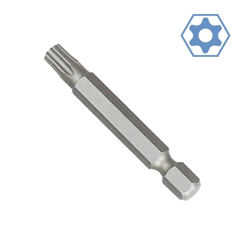 Innensechskant Bit, 1/4 Zoll, mit Bohrung, T7H, 50mm, S2 Stahl