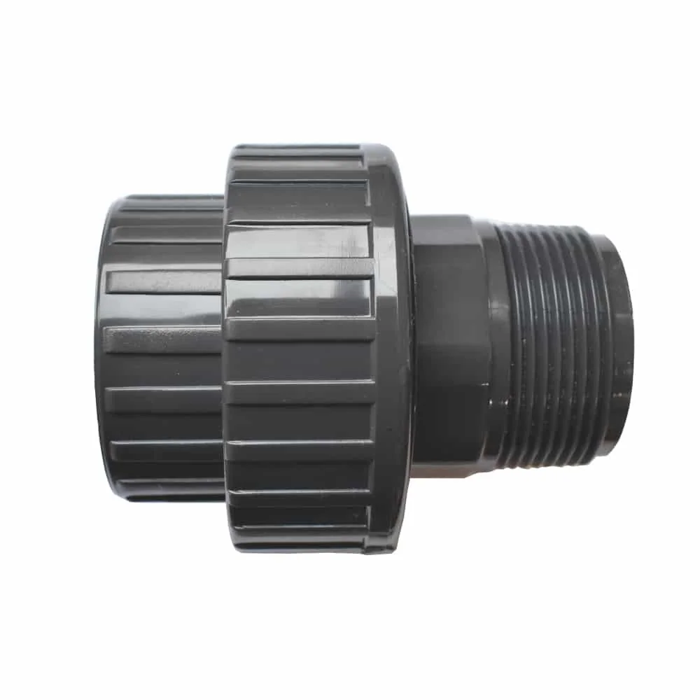 PVC Verschraubung 1 1/2 Zoll, IG x AG, PVC-U, Rohrverschraubung