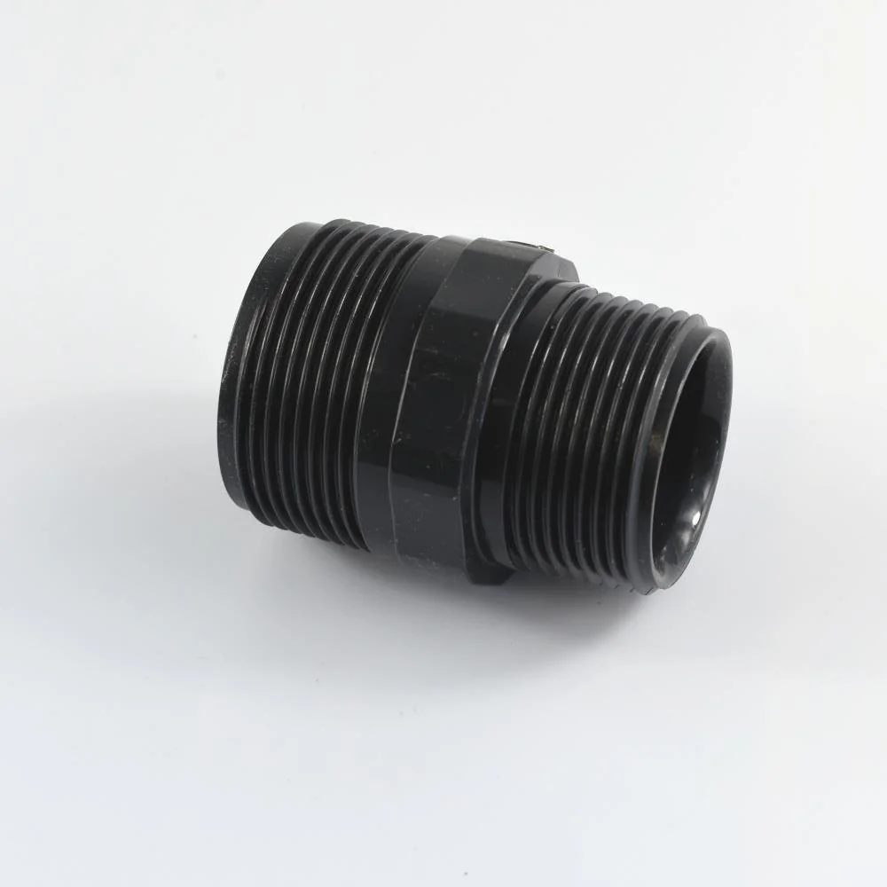 PVC Fittinge, Doppelnippel reduziert AG 1 1/2" x 1 1/4", PVC-U Fitting