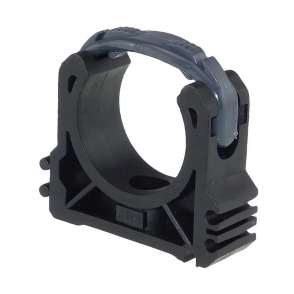 PVC Rohr 50mm, Rohrklemme 50mm, PVC-U Rohr, Rohrschelle PVC