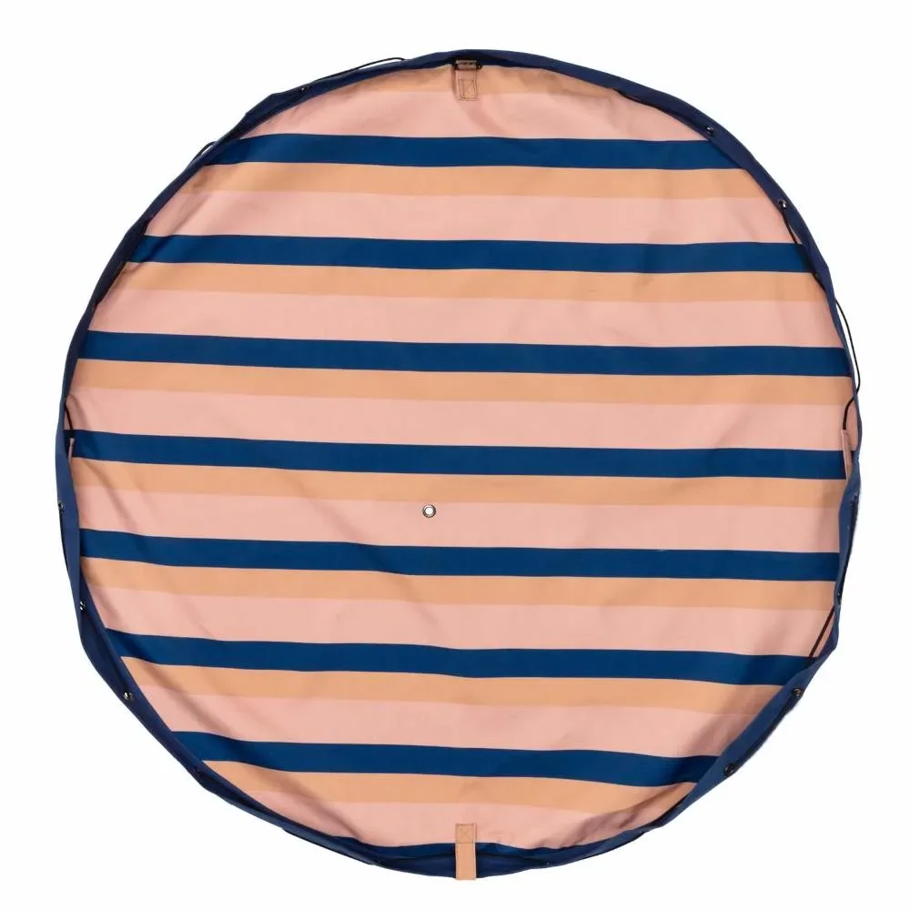 play & go Outdoor Spielsack Print Streifen Mokka