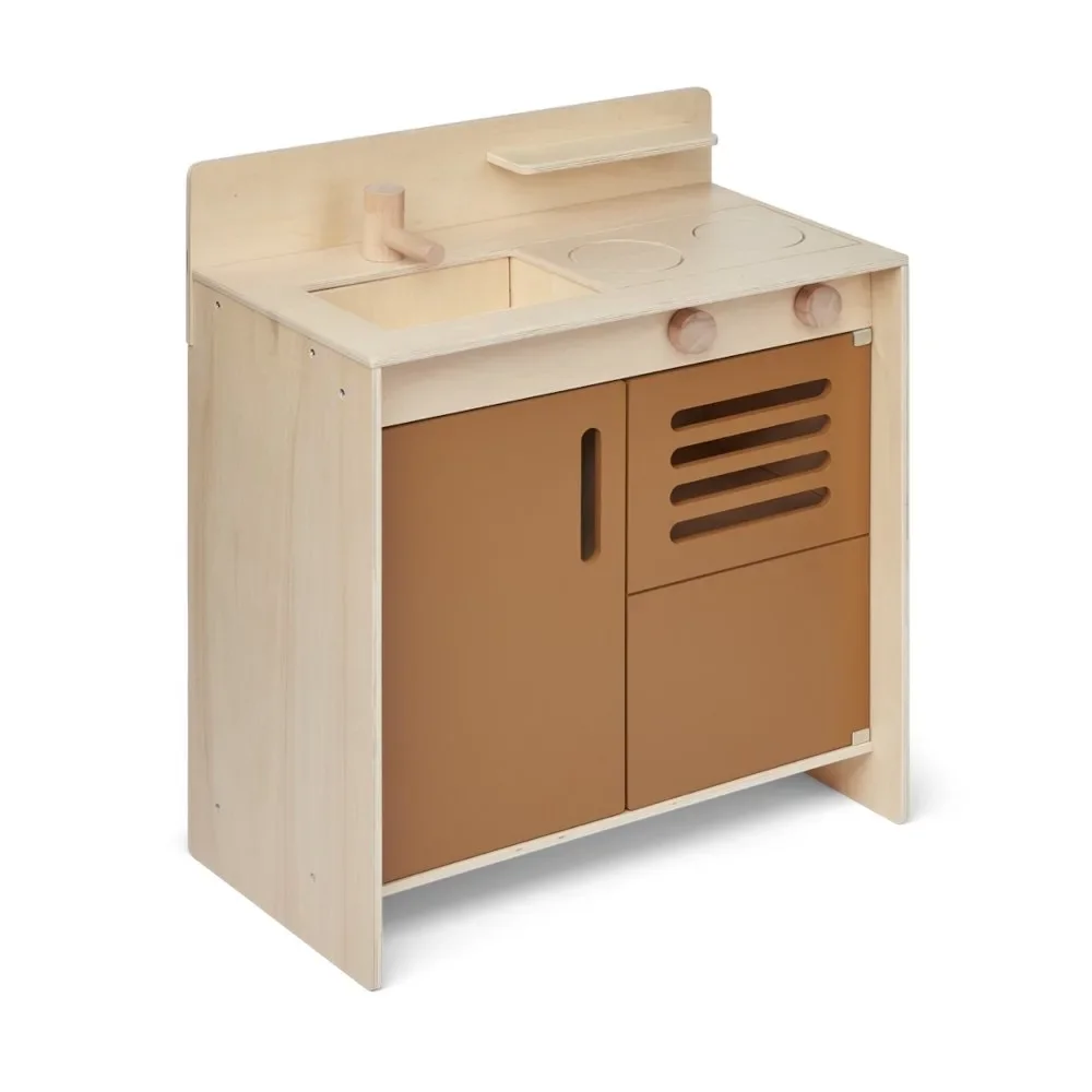 Liewood Spielküche "Mario" Holz goldenes caramel
