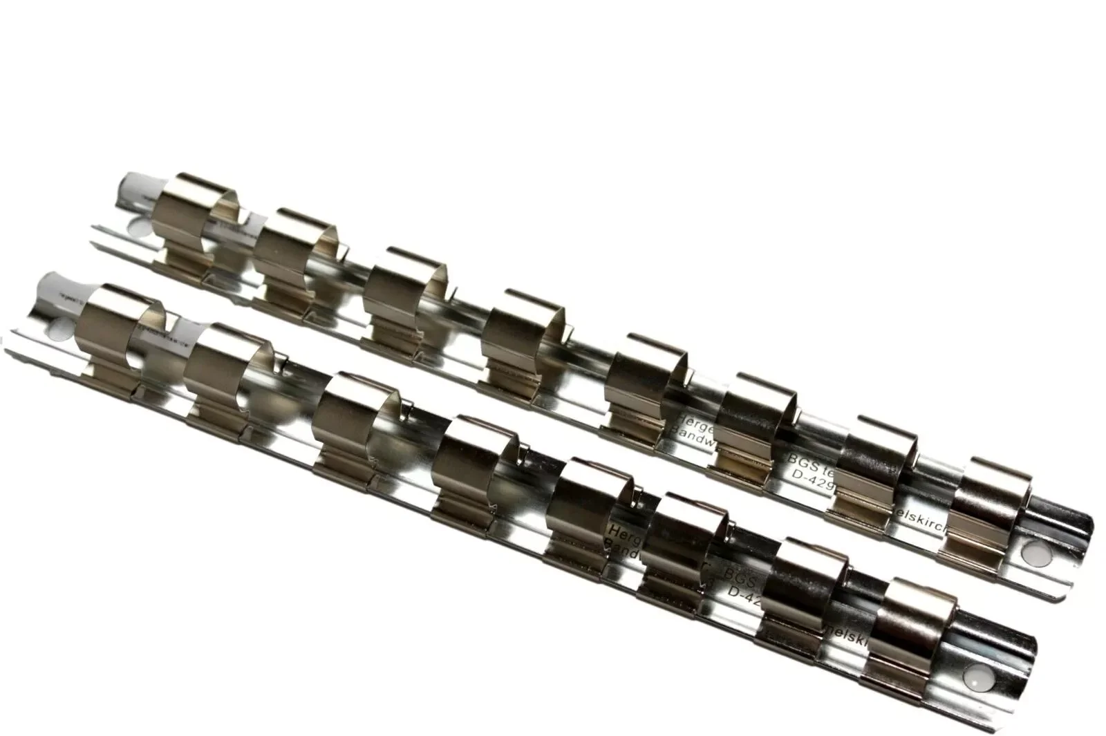 Stecknuss Schiene 3/8 Zoll, Aufsteckschiene mit 8 Clips