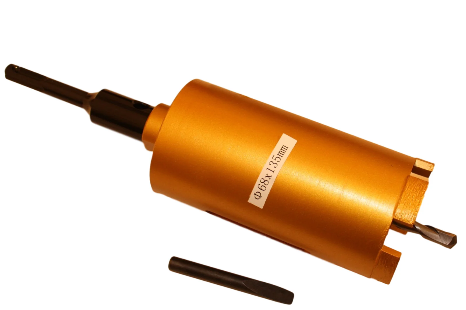 Diamantbohrkrone 68mm, Dosenbohrer SDS Plus, für Mauerwerk, mit Zentrierbohrer