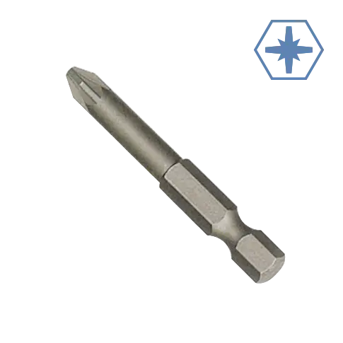 PZ3 Bit 50mm, S2 Stahl Bit, Langbit Industriequalität