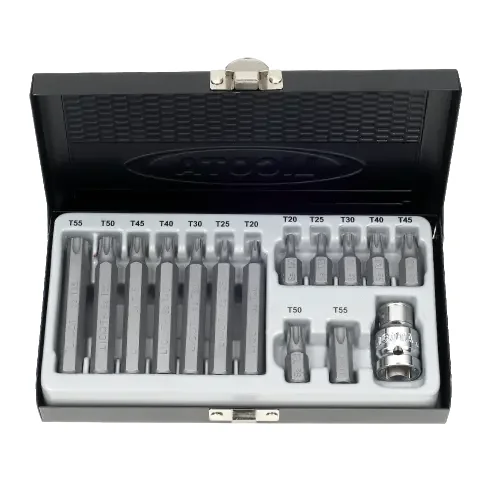 Innensechskant Bit Set, S2 Stahl, 3/8 Zoll, T20-T55, Bit Halter Set