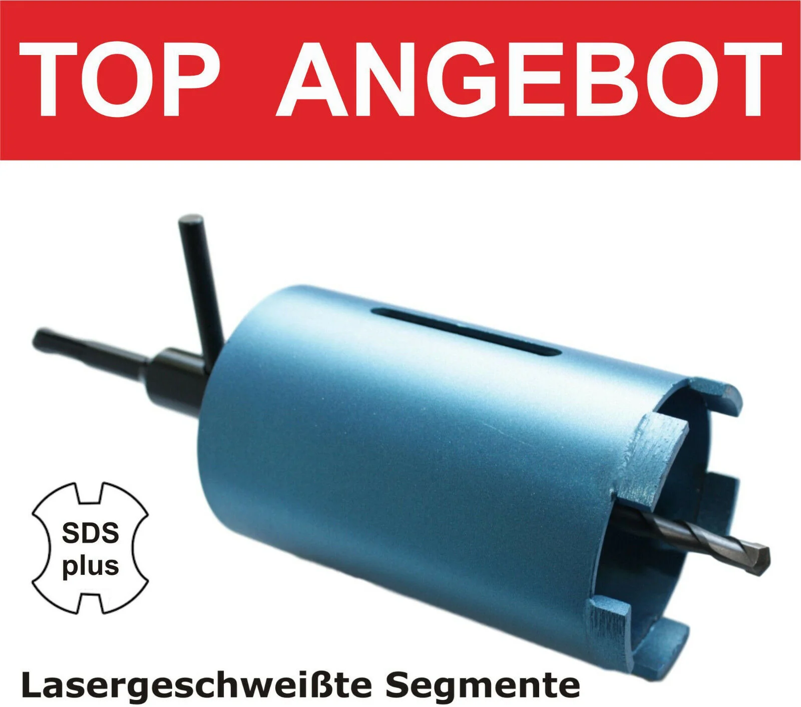 Diamantbohrkrone 68mm, SDS Plus, für Steckdosen & Mauerwerk