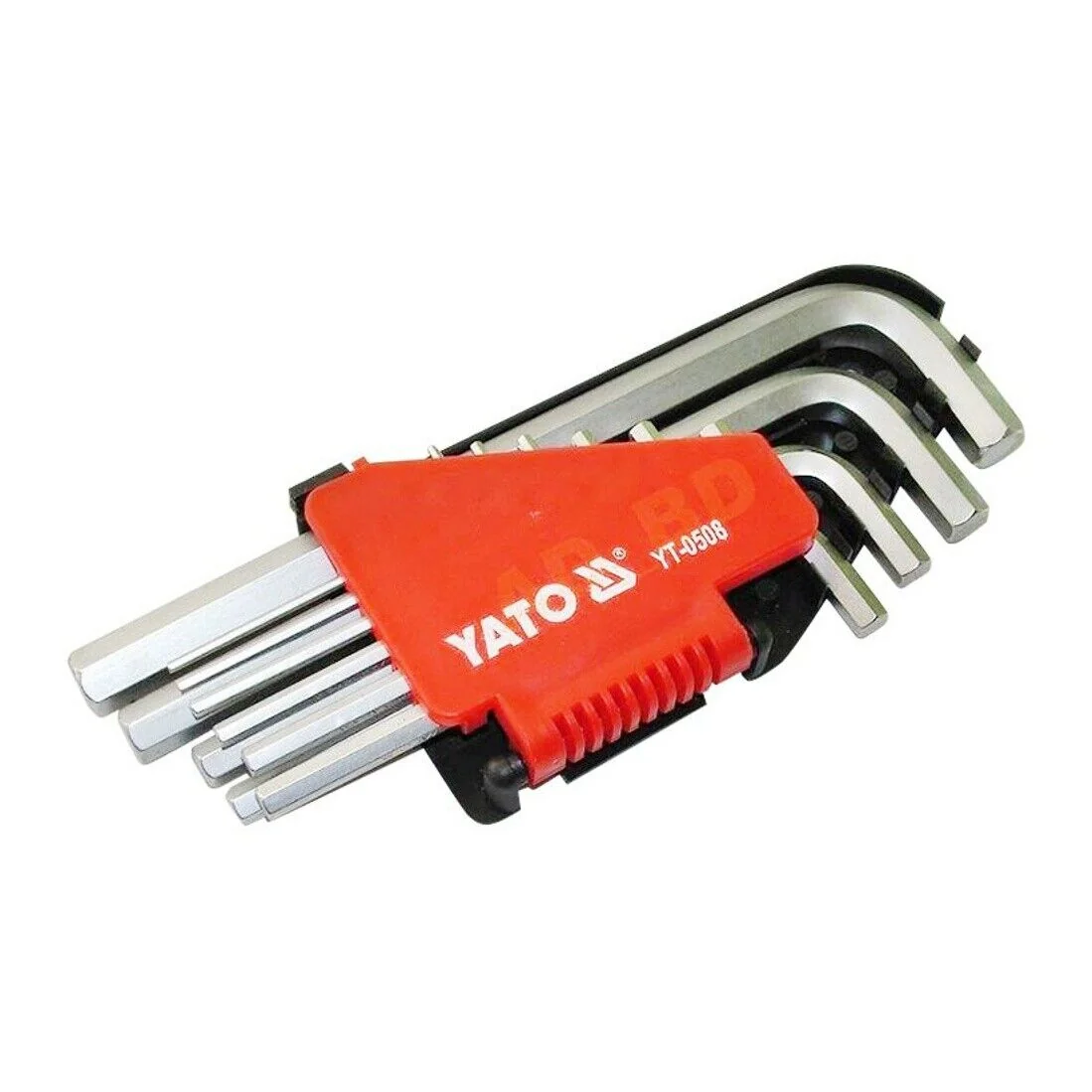 Innensechskant Set, 10-teilig, Innensechskant Set, mit Halter H2-H12