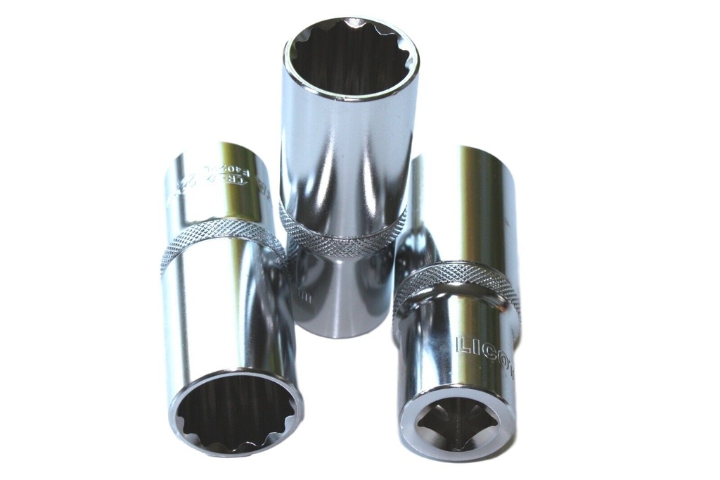 Stecknuss 1/2 Zoll, Langnuss 17mm, CR-V, Industriequalität