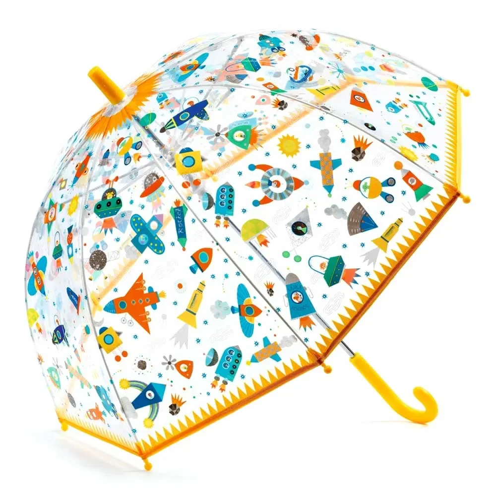 Djeco Kinder Regenschirm Weltall