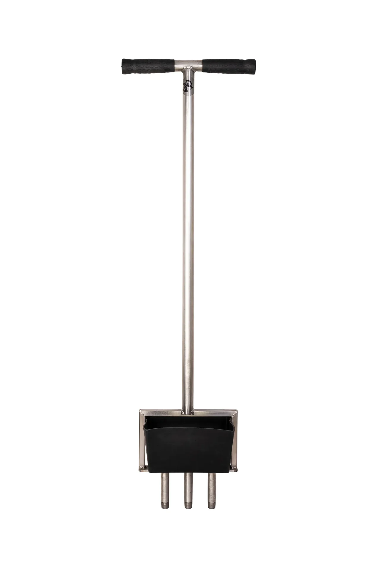 Rasenspecht, Edelstahl, 95cm, 3er Hohlspoon 20mm, mit Auffangwanne