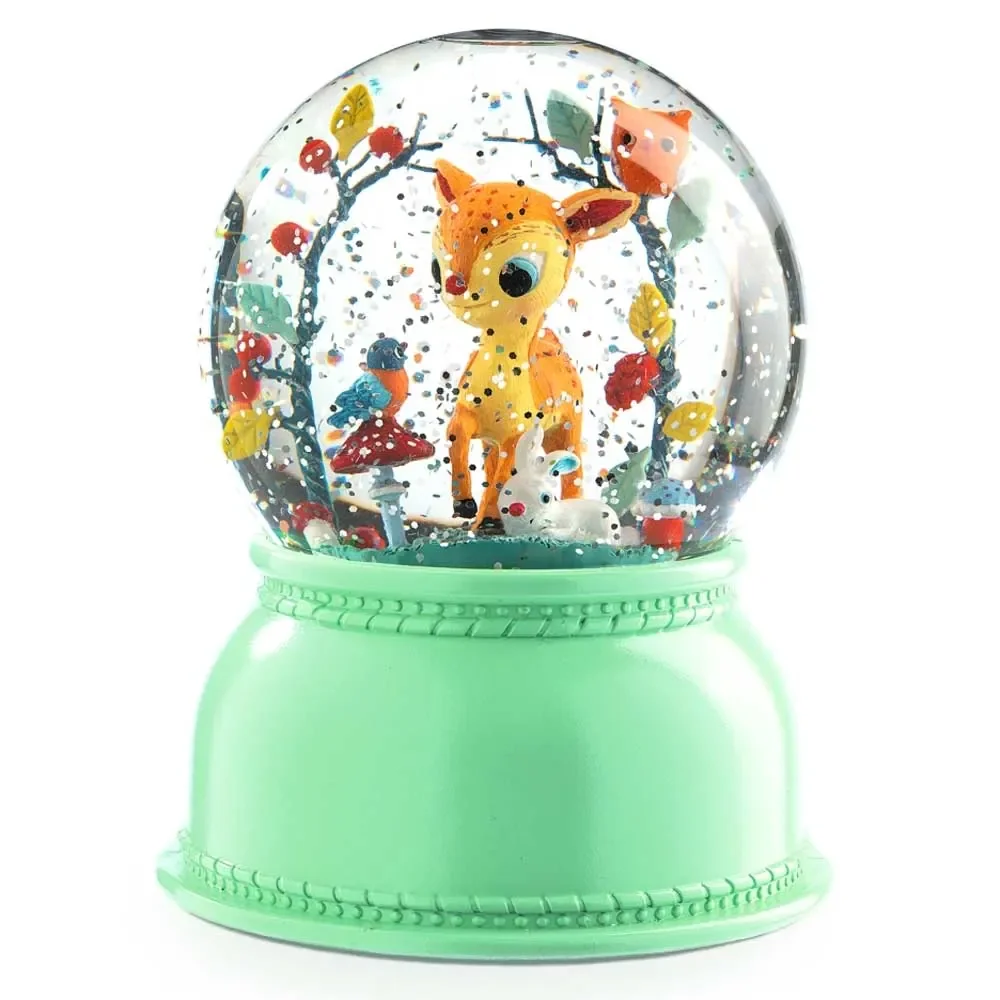 Djeco Nachtlicht Schneekugel Kleines Reh