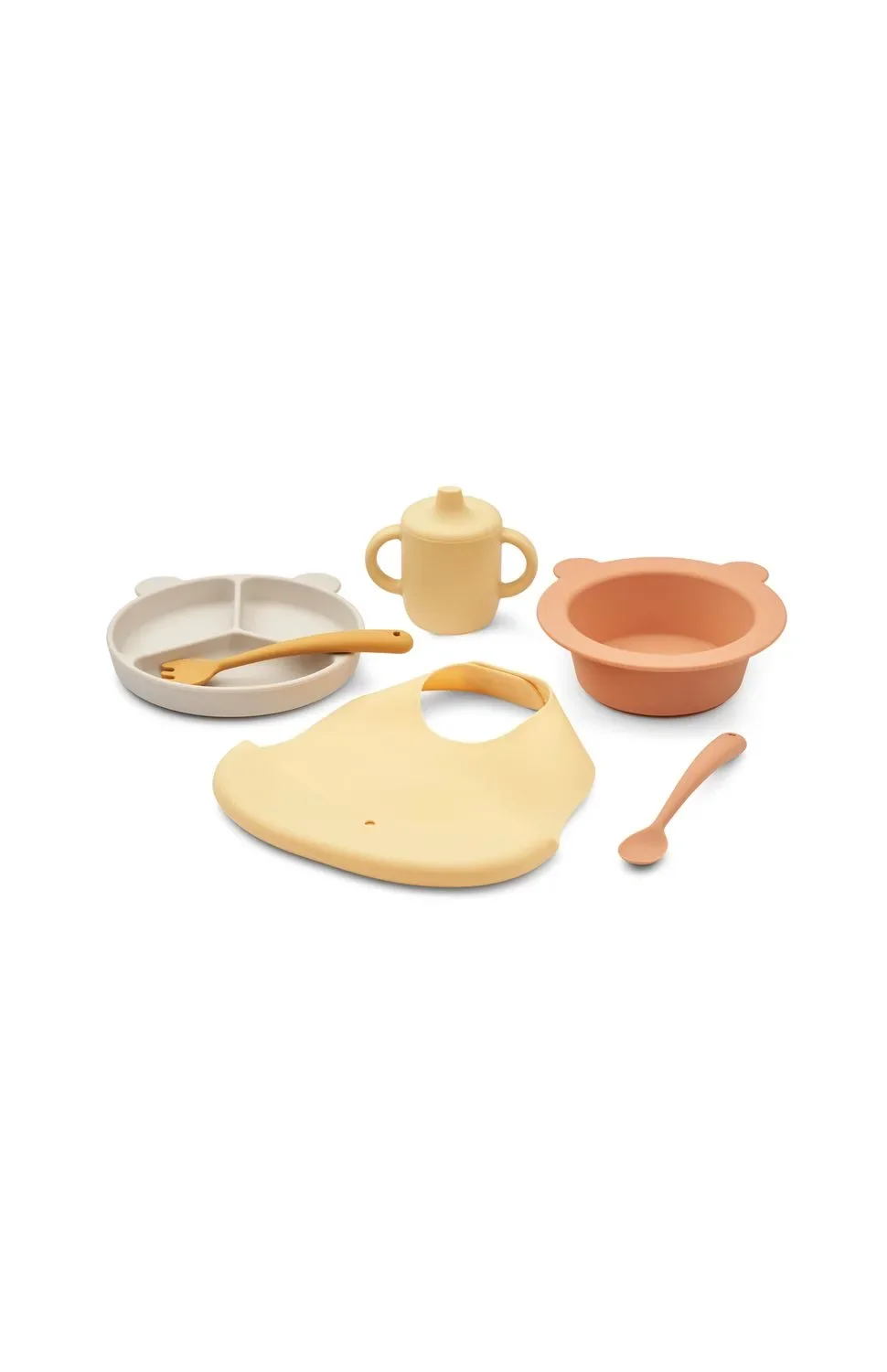 Liewood Geschenkset mahlzeiten - Stina, Multi Mix, Farbe: Yellow mellow multi mix