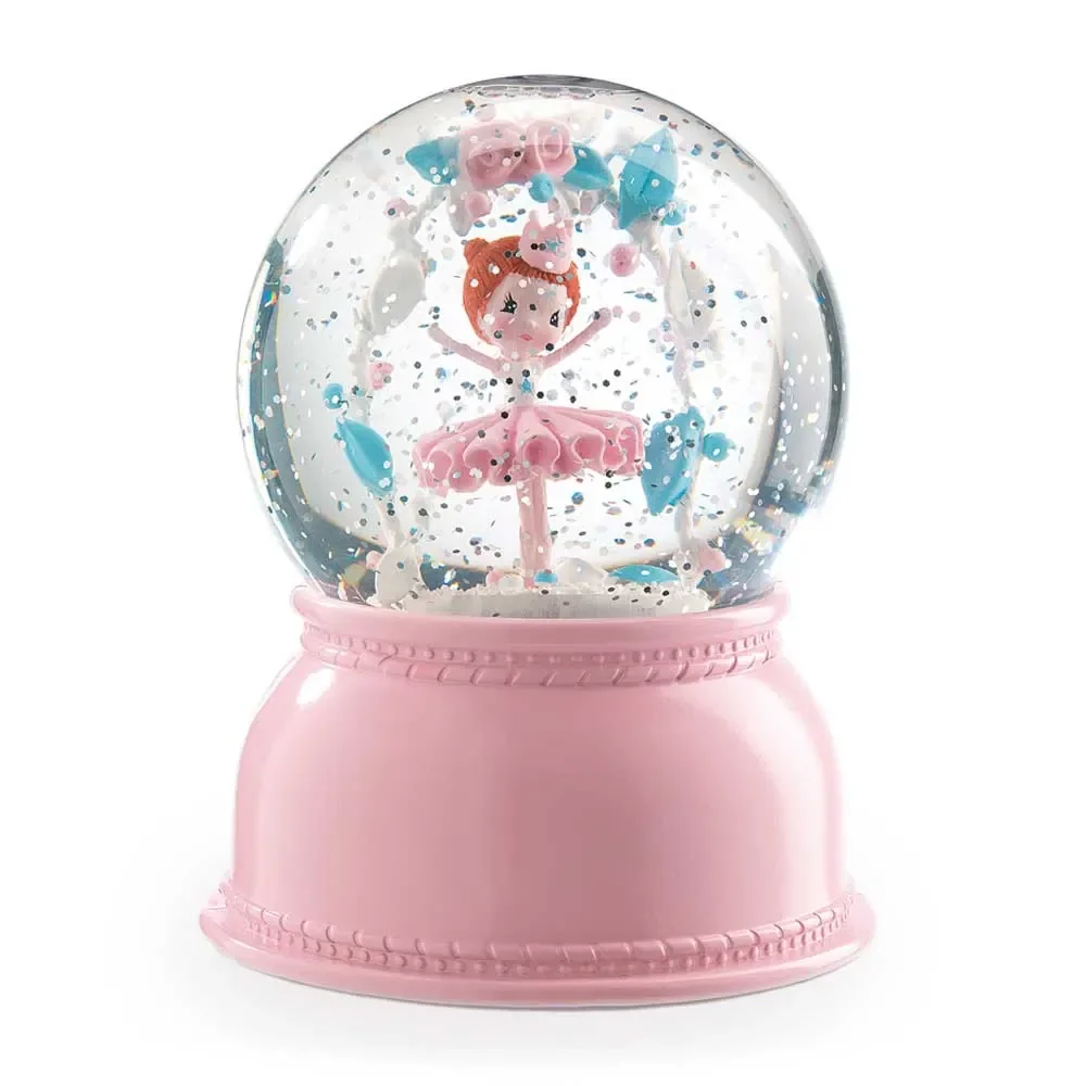 Djeco Nachtlicht Schneekugel Ballerina