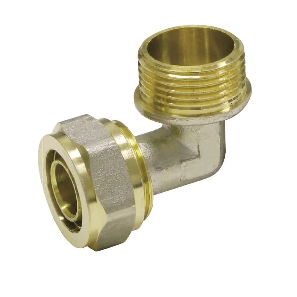 16mm Fitting, Winkel, Schraubfitting, 3/4 Zoll AG, für Verbundrohr