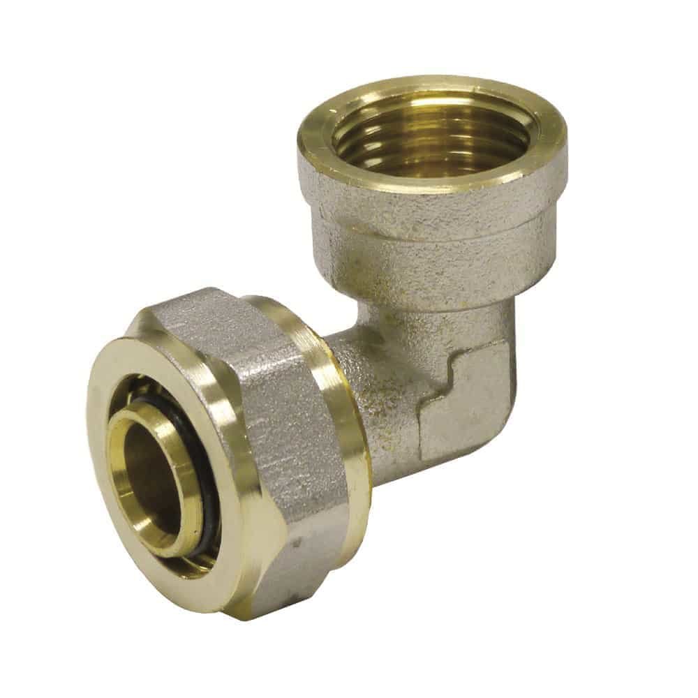 Schraubfitting Winkel, Boni, 26mm x 3/4 IG, für Heizung & Trinkwasser