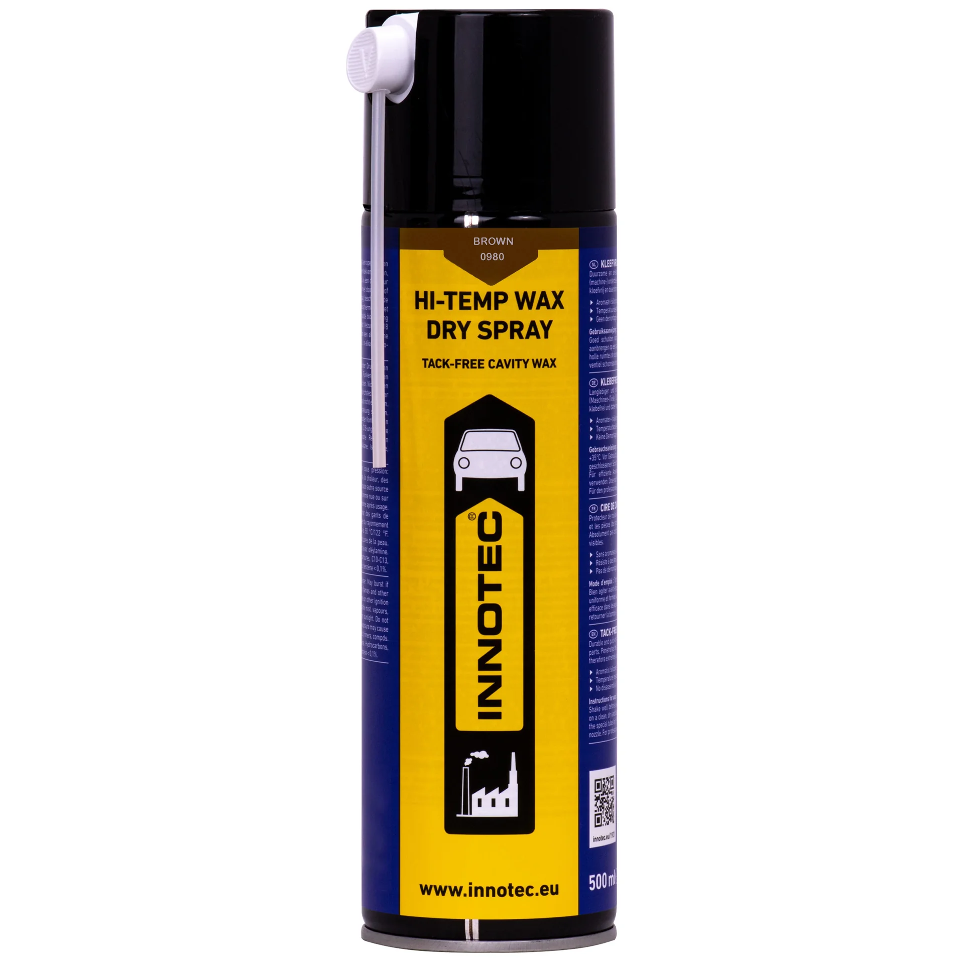 INNOTEC Hi Temp Wax DRY SPRAY Sprühdose 500ml braun