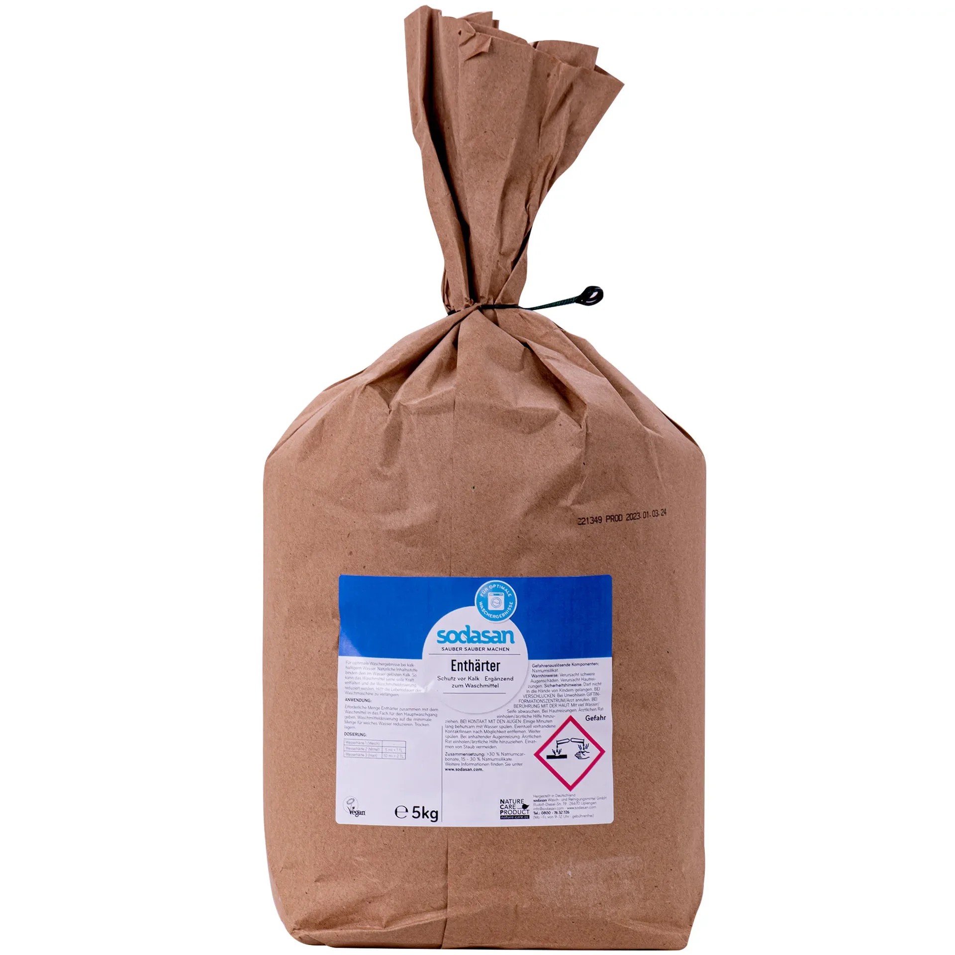 SODASAN Enthärter 5kg Papiersack
