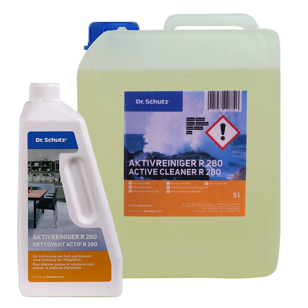 DR. SCHUTZ Aktivreiniger R 280 in verschiedenen Größengebinde