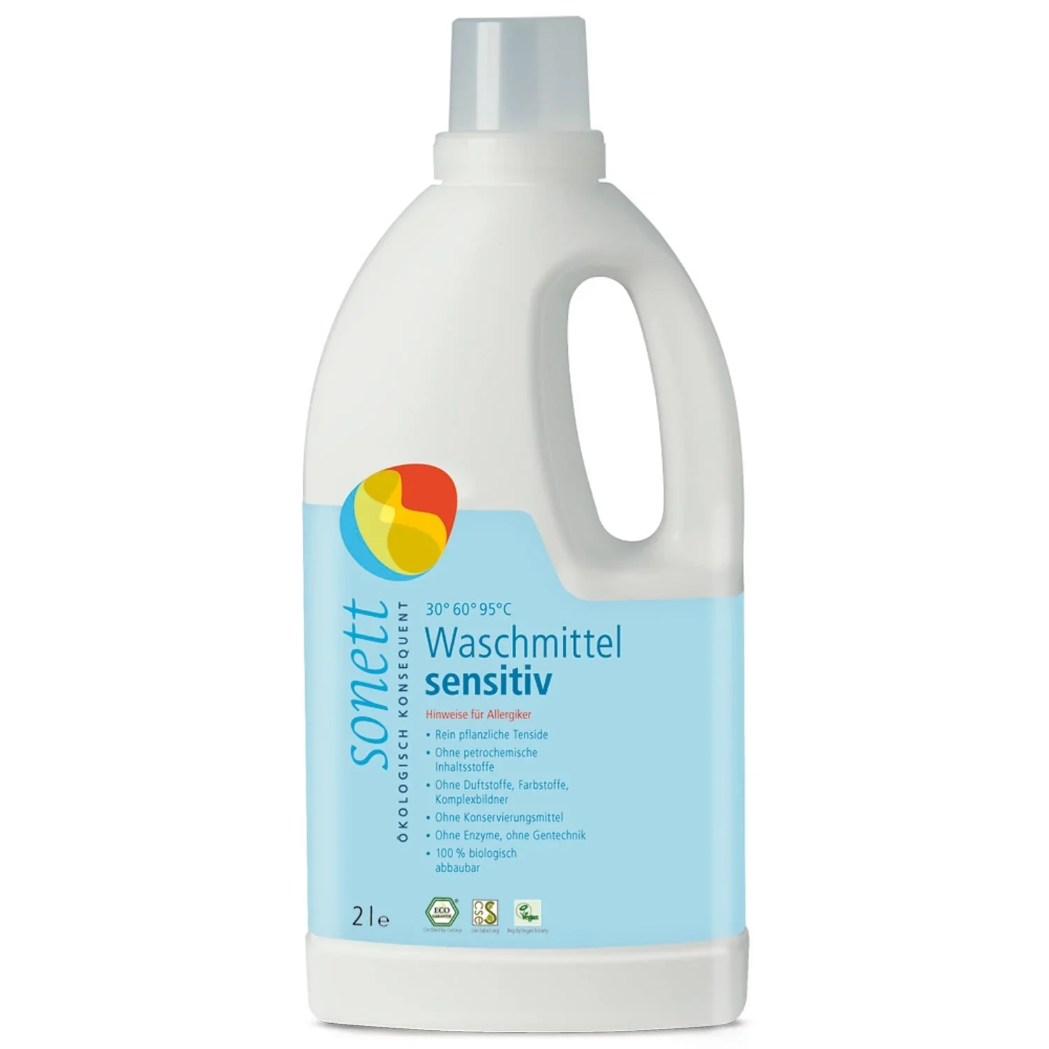 Sensitive Laundry Detergent, Liquid, for Sensitive Skin, Fragrance Free, Unscented