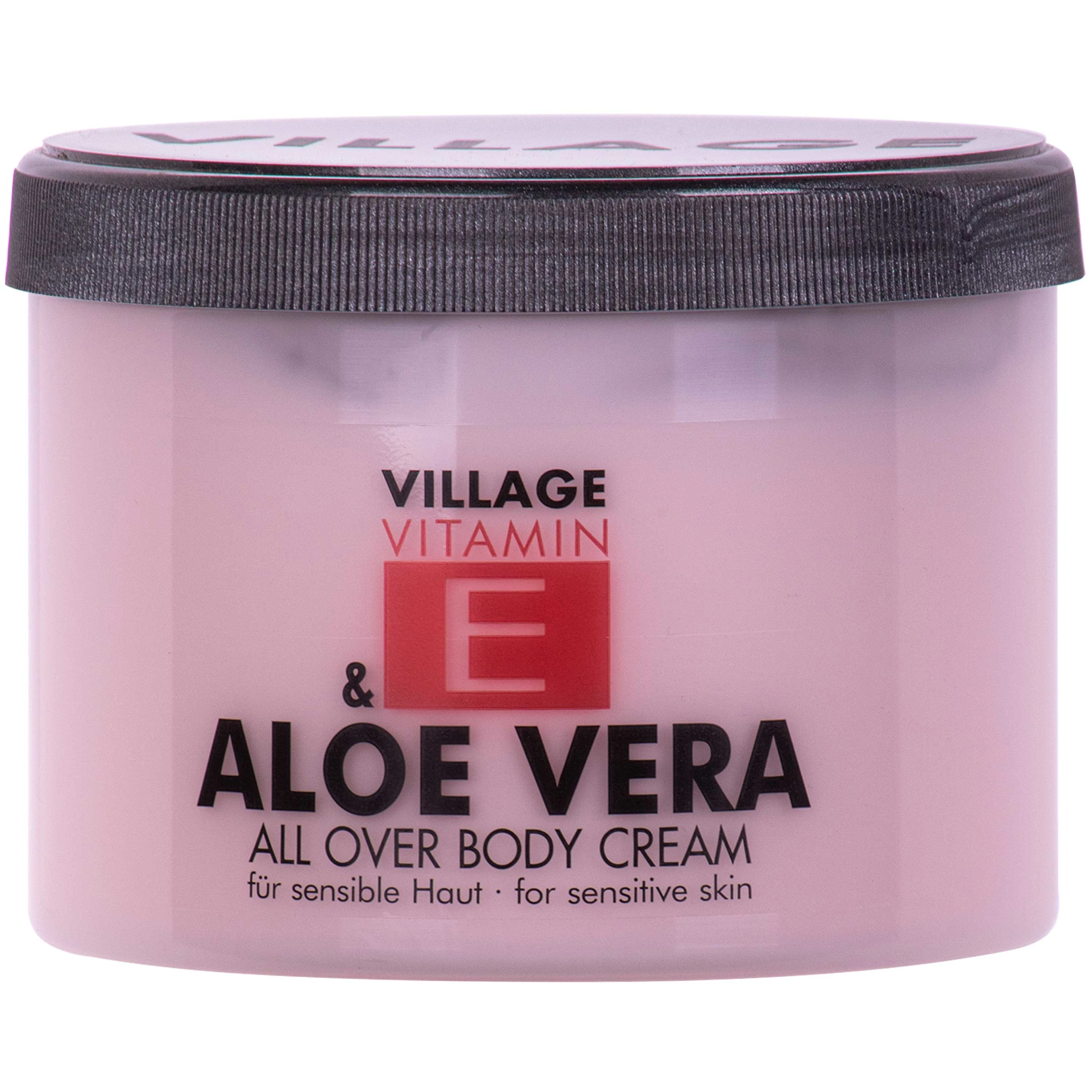 VILLAGE Vitamin E Bodycream Aloe Vera 500ml Körperlotion
