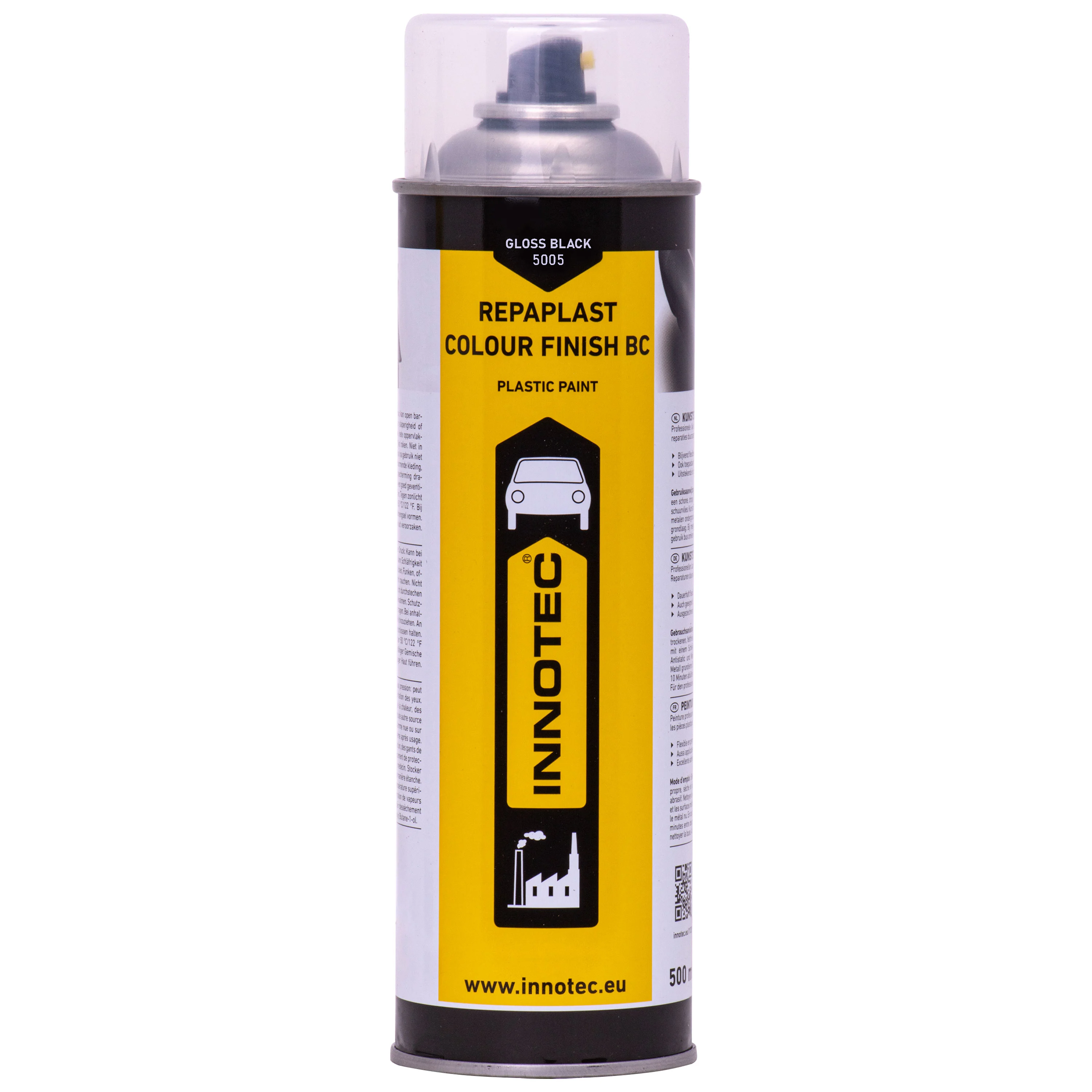 INNOTEC Repaplast Colour Finish BC 500ml black gloss