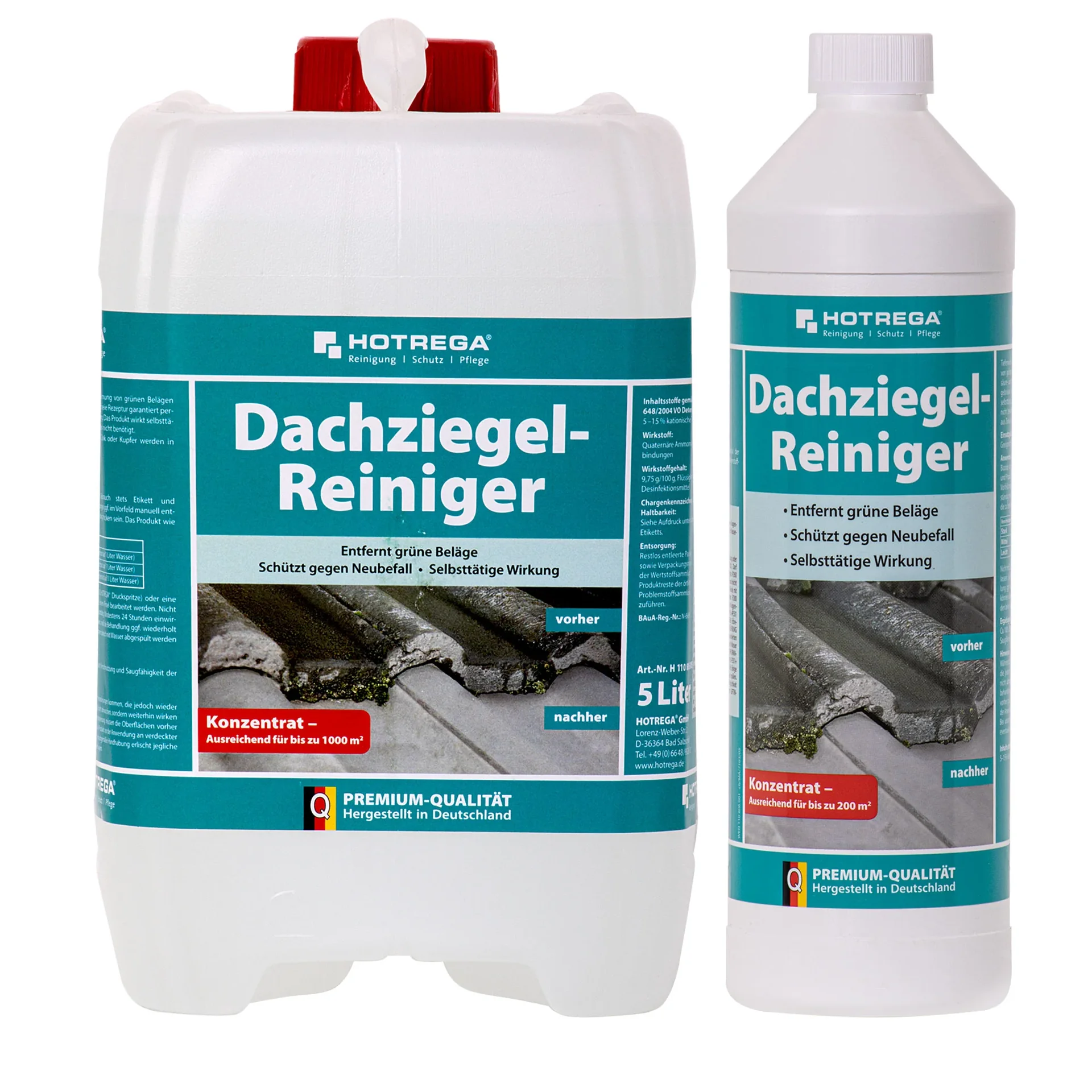 HOTREGA Dachziegel-Reiniger Konzentrat in verschiedenen Größengebinden