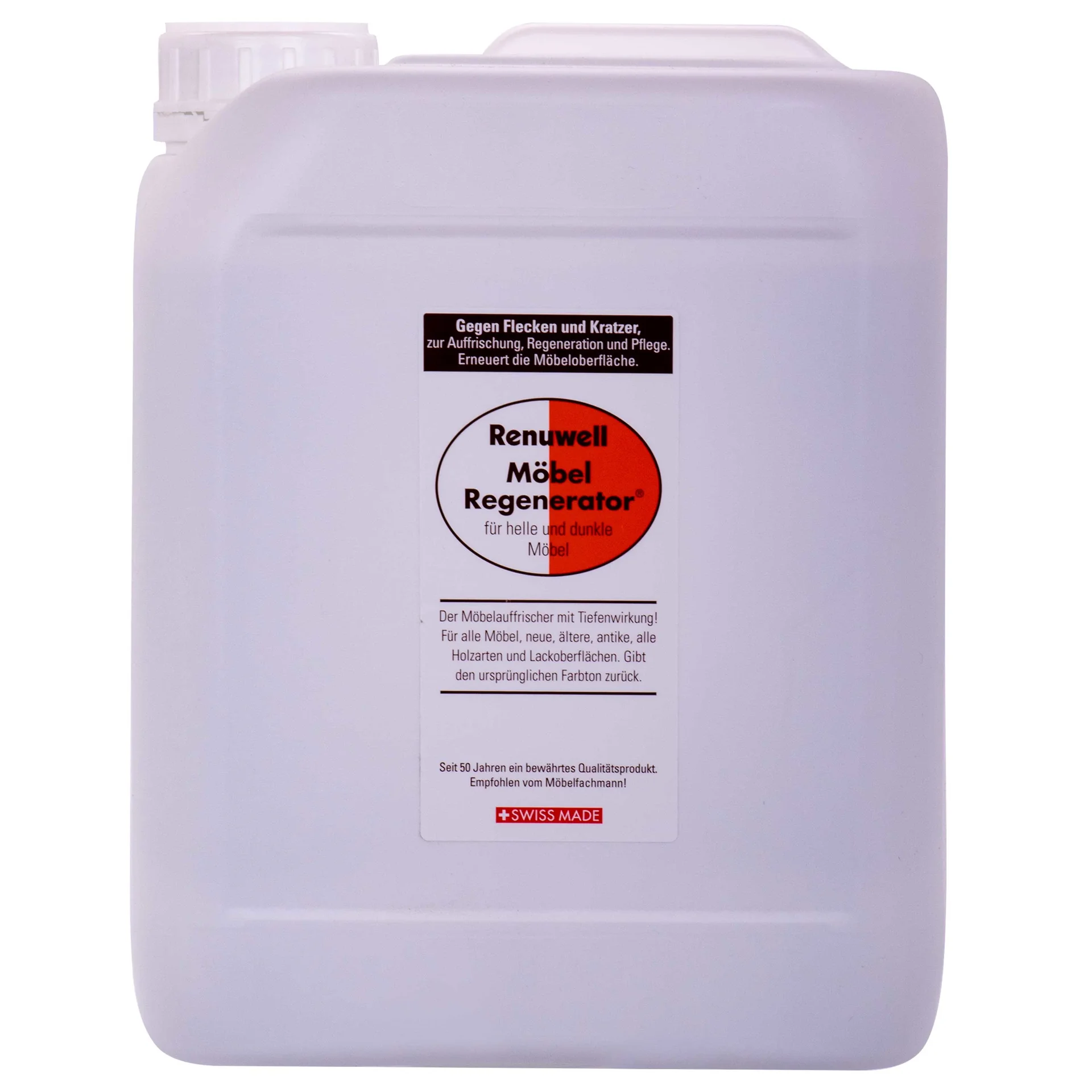RENUWELL Möbel Regenerator 5 Liter gegen Flecken und Kratzer