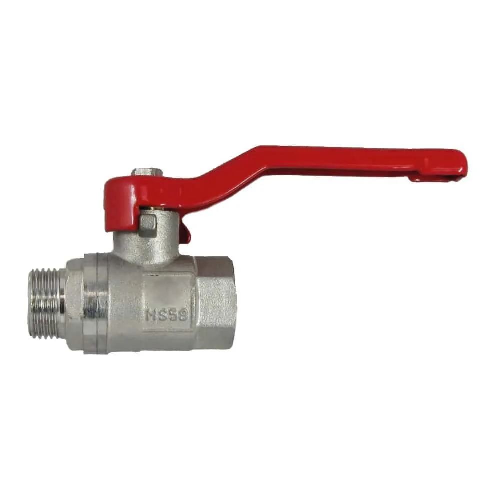 Kugelhahn 1 Zoll, Hebel Kugelhahn, IG/AG, Messing, Absperrventil, Auslaufventil