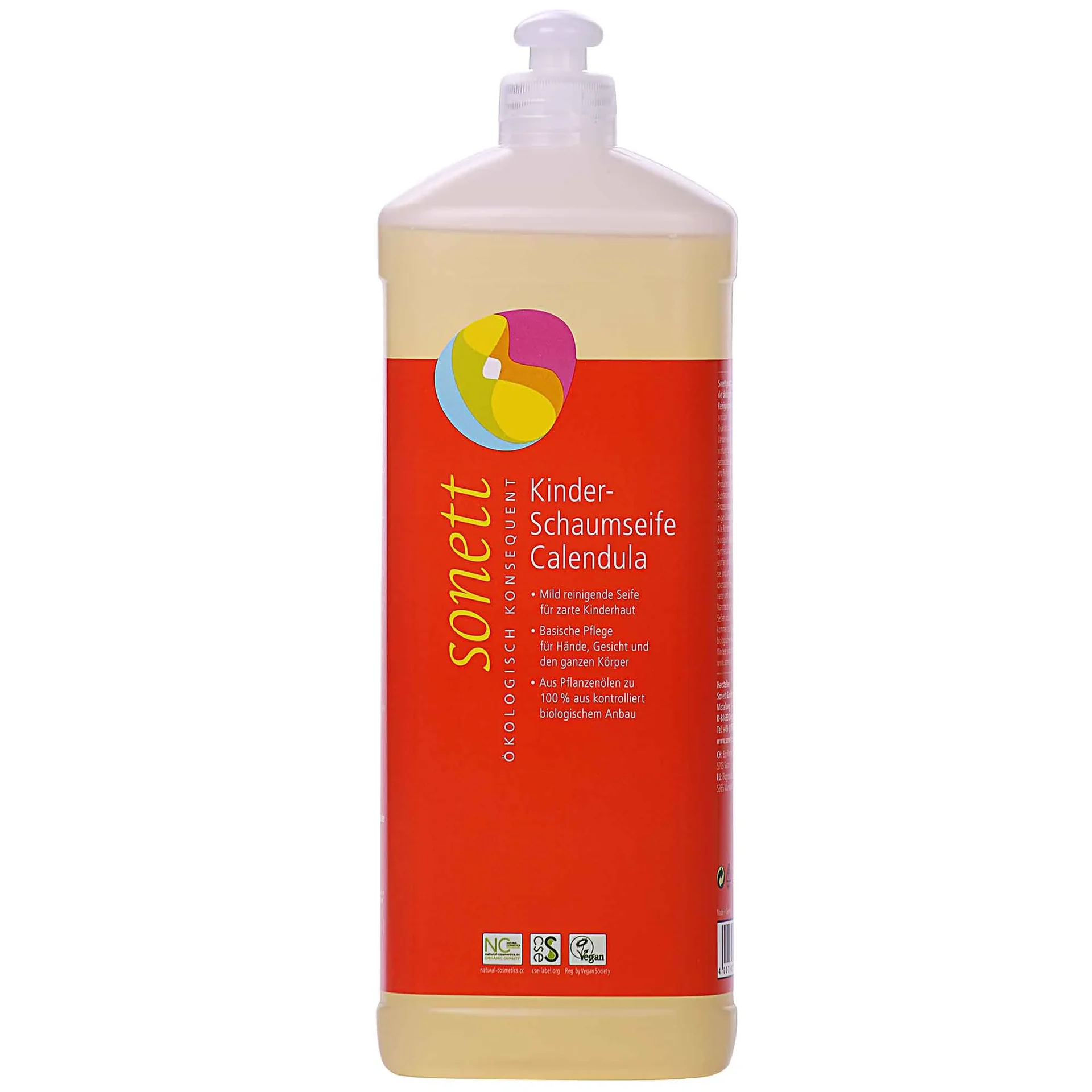 SONETT Kinder Schaumseife Calendula 1 Liter Nachfüllflasche