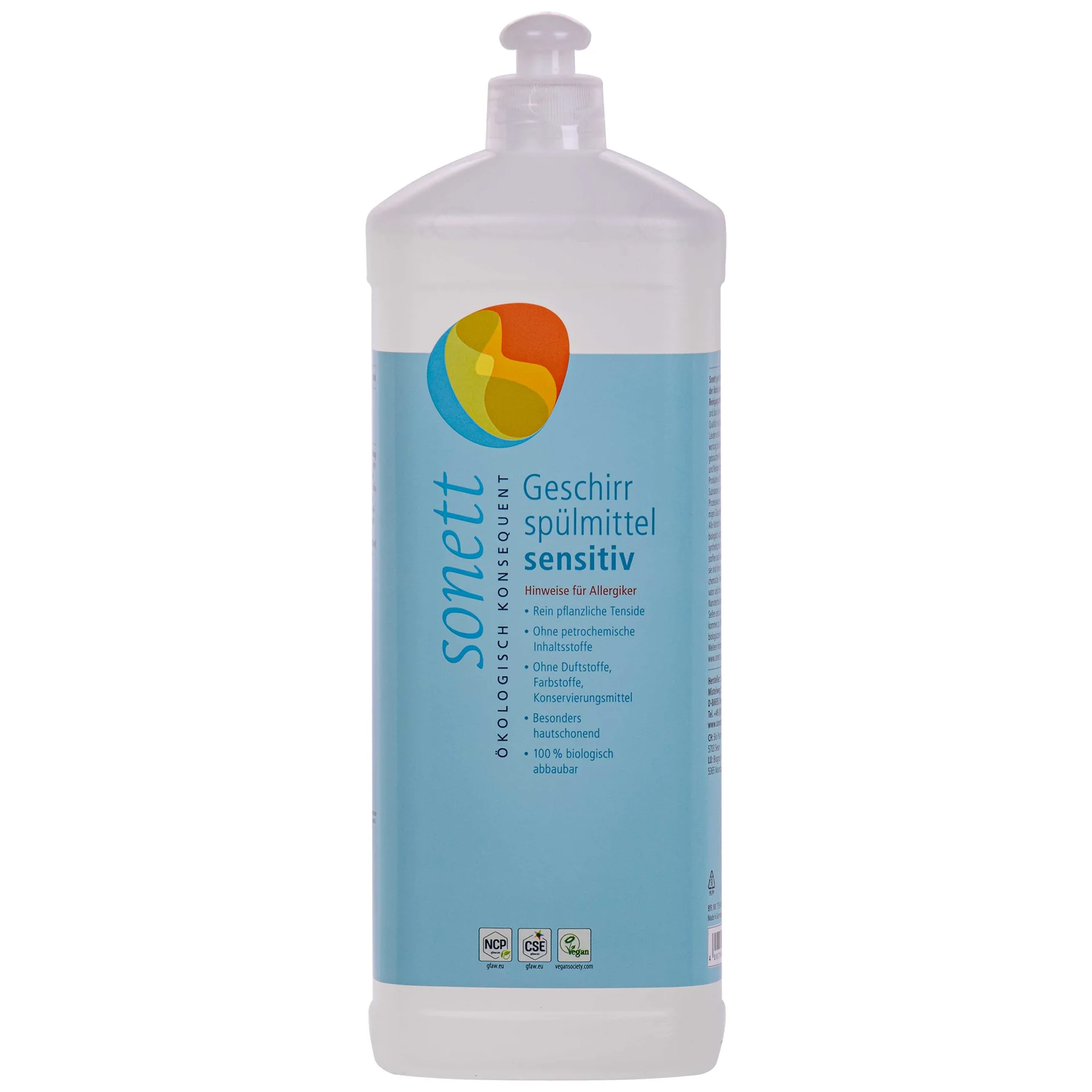 SONETT Geschirrspülmittel SENSITIV 1 Liter