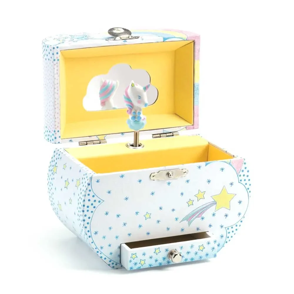 Djeco Schmuckschatulle mit Spieluhr Einhorn