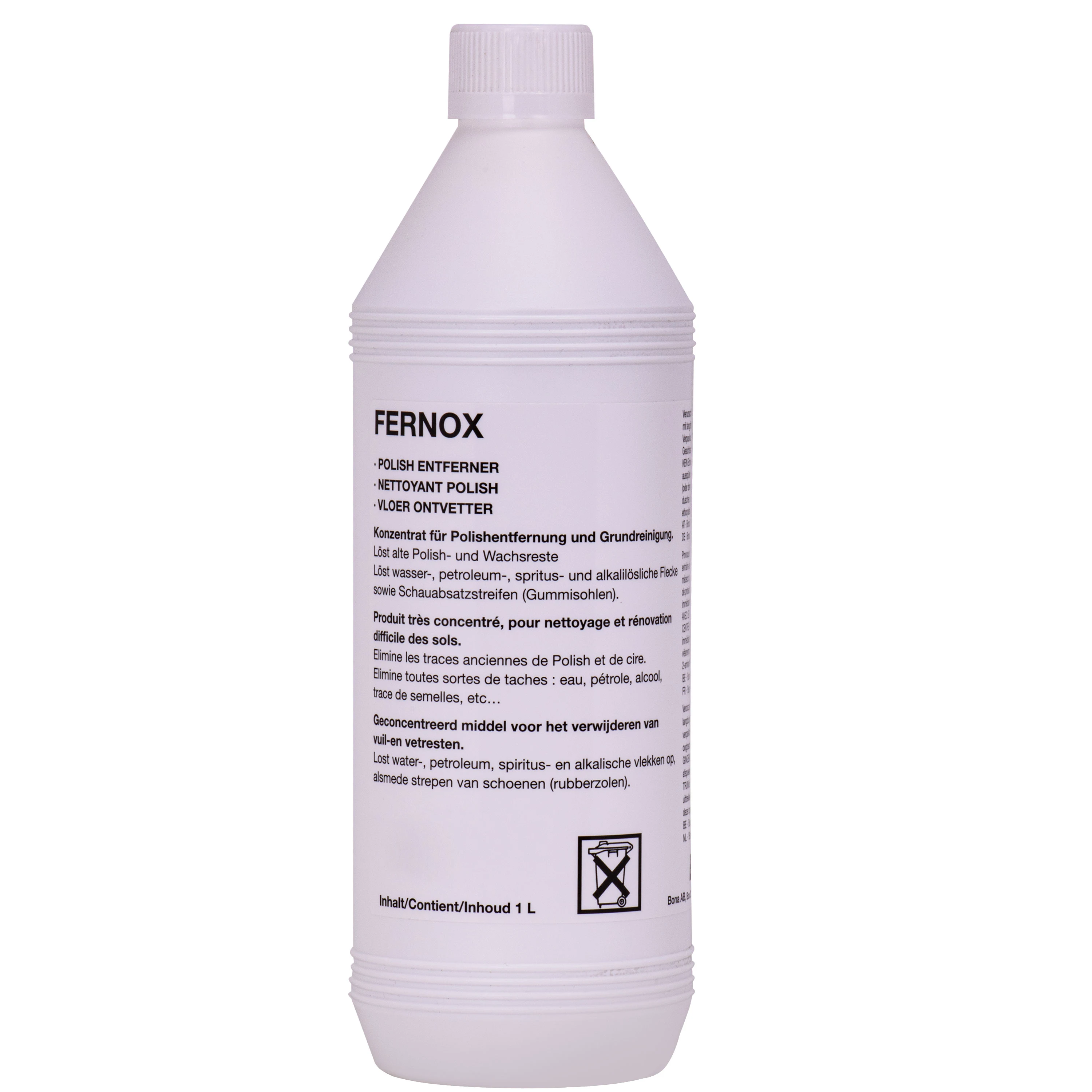 BONA Fernox 1 Liter Grundreiniger extrem starker Grundreiniger