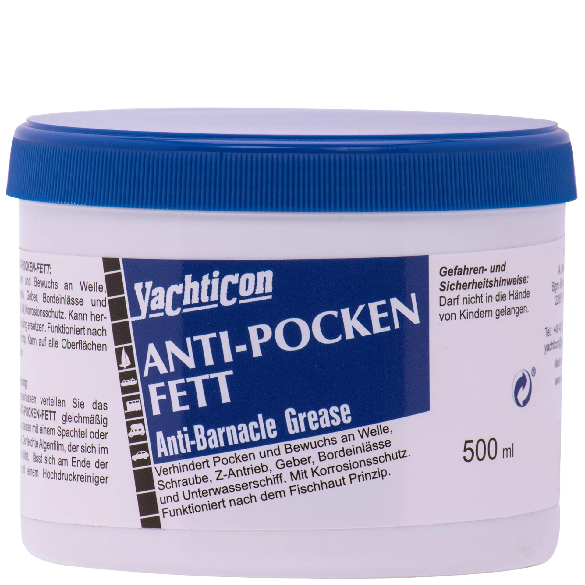 YACHTICON Anti Pocken Fett 500 ml