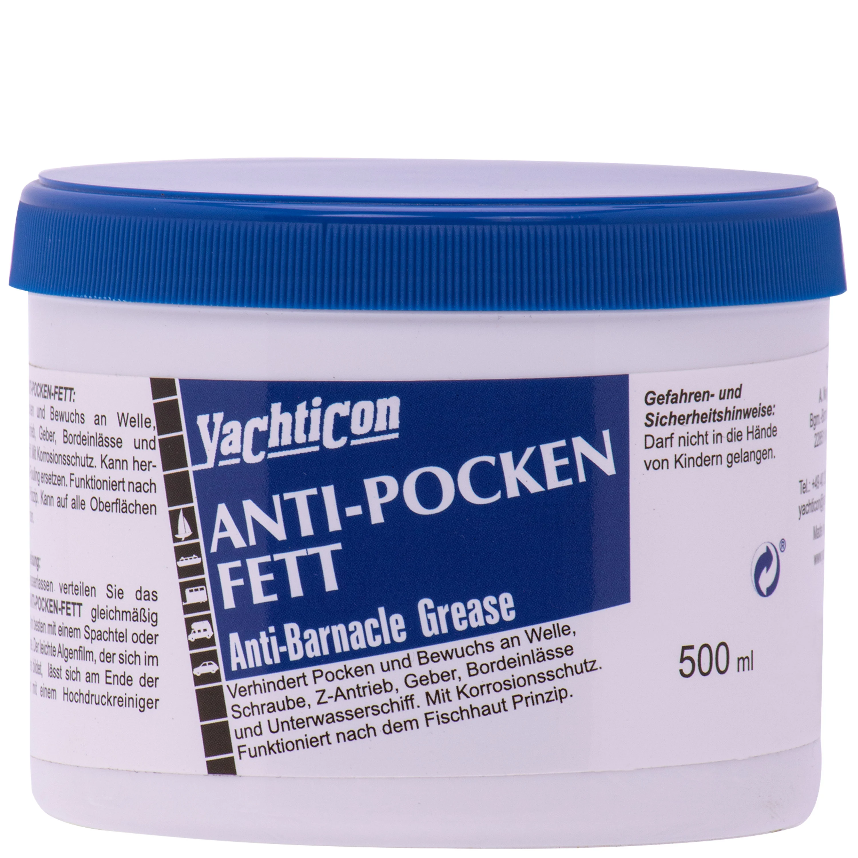 YACHTICON Anti Pocken Fett 500 ml