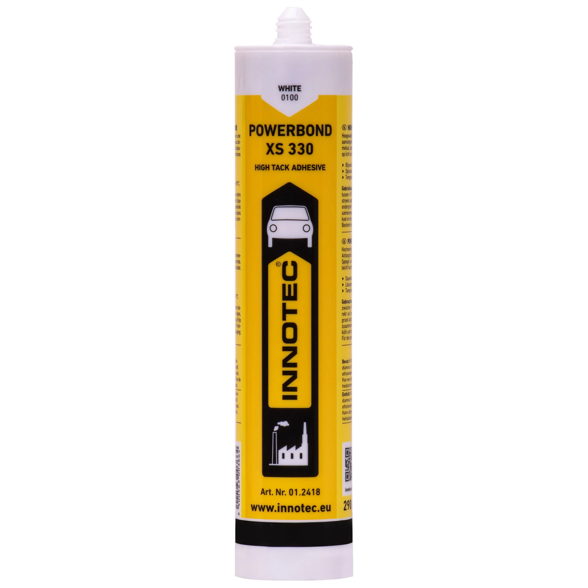 INNOTEC Powerbond XS 330 weiß 290ml Klebemasse inklusive Mischhülse