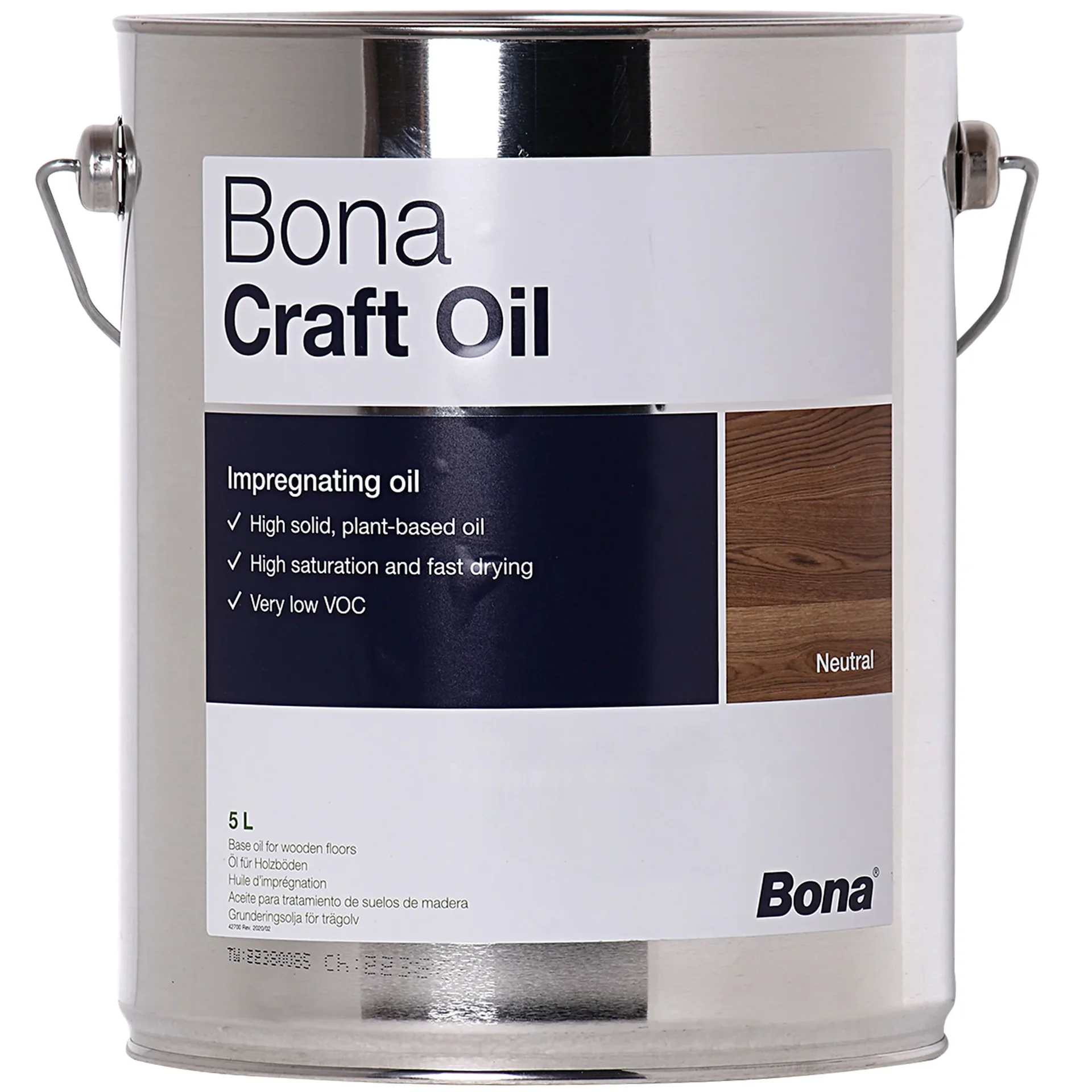BONA Craft Oil PURE 5 Liter neutral