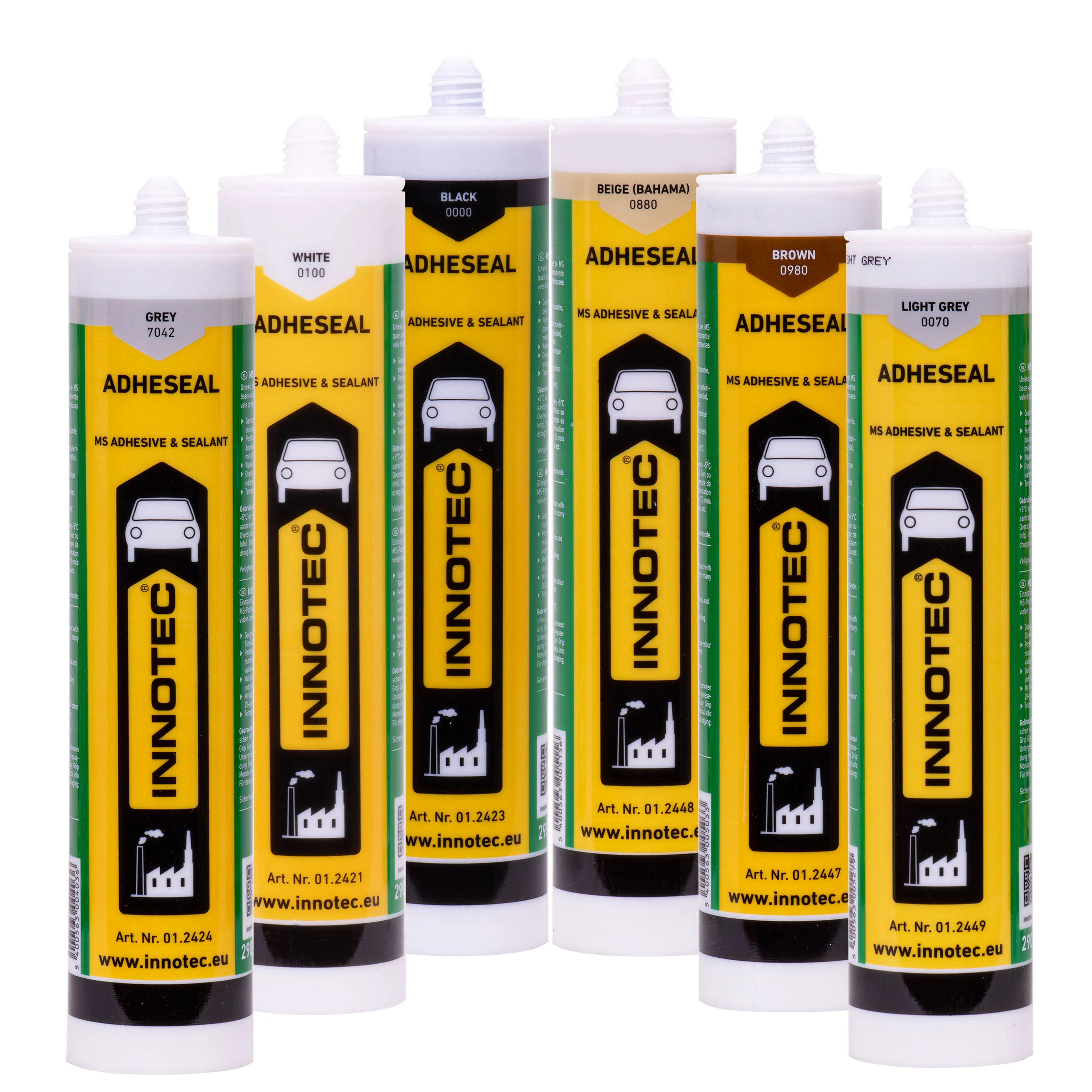 INNOTEC Adheseal 290 ml Kleb- und Dichtmasse in verschiedenen Farben