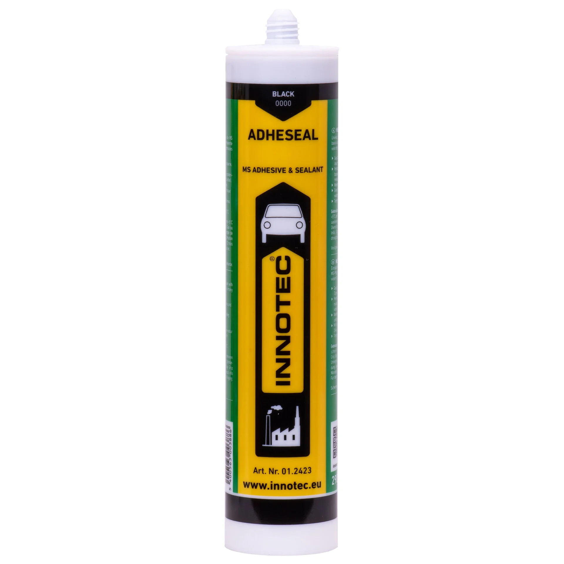 INNOTEC Adheseal 290 ml schwarz incl. Spitze