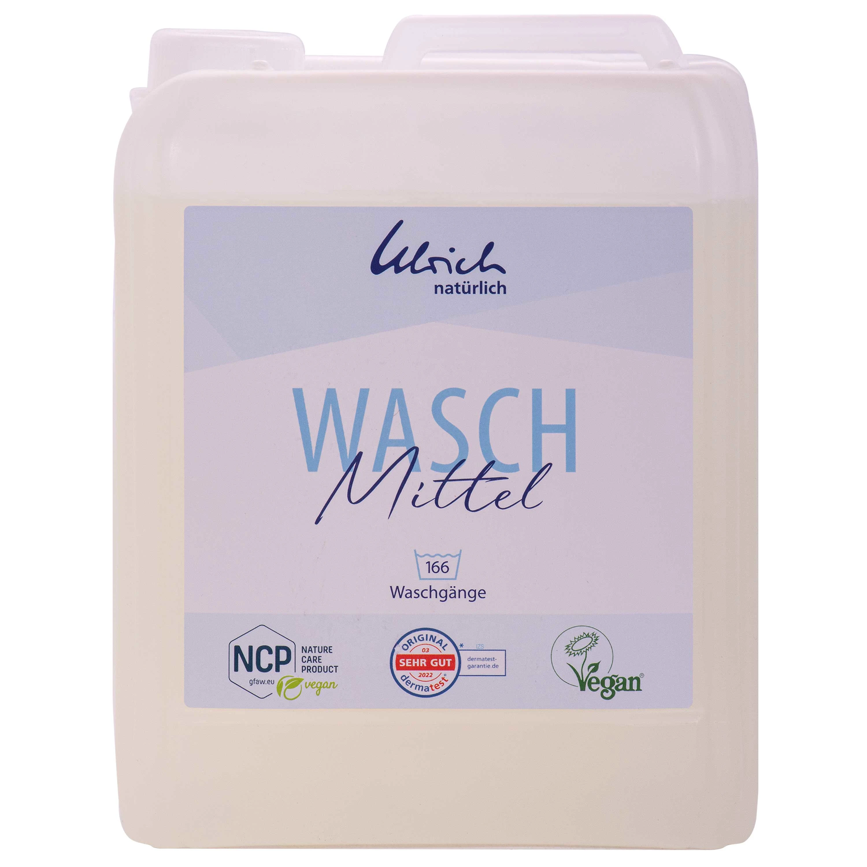 ULRICH natürlich Waschmittel 5 Liter flüssig NCP-vegan zertifiziert
