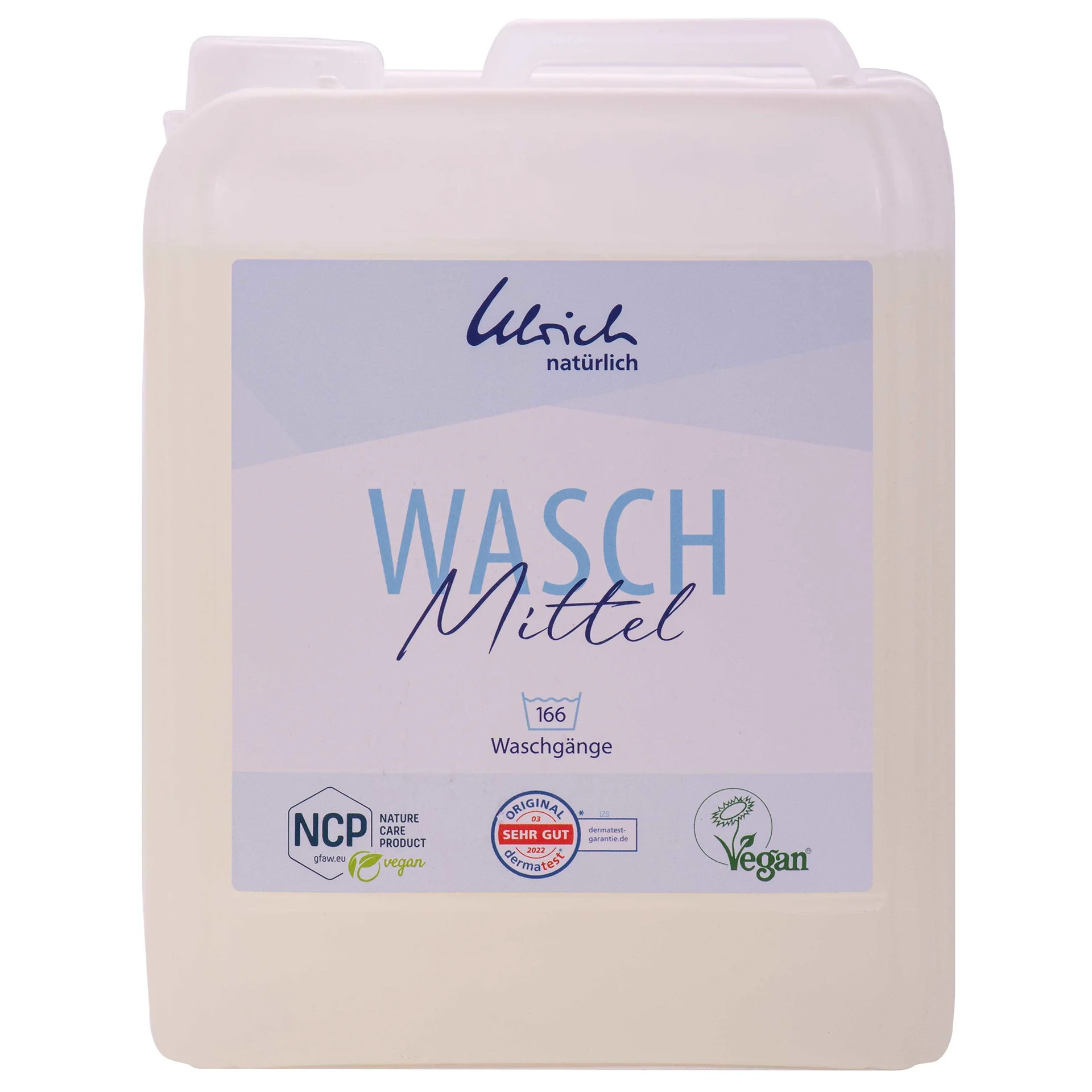 ULRICH natürlich Waschmittel 5 Liter flüssig NCP-vegan zertifiziert