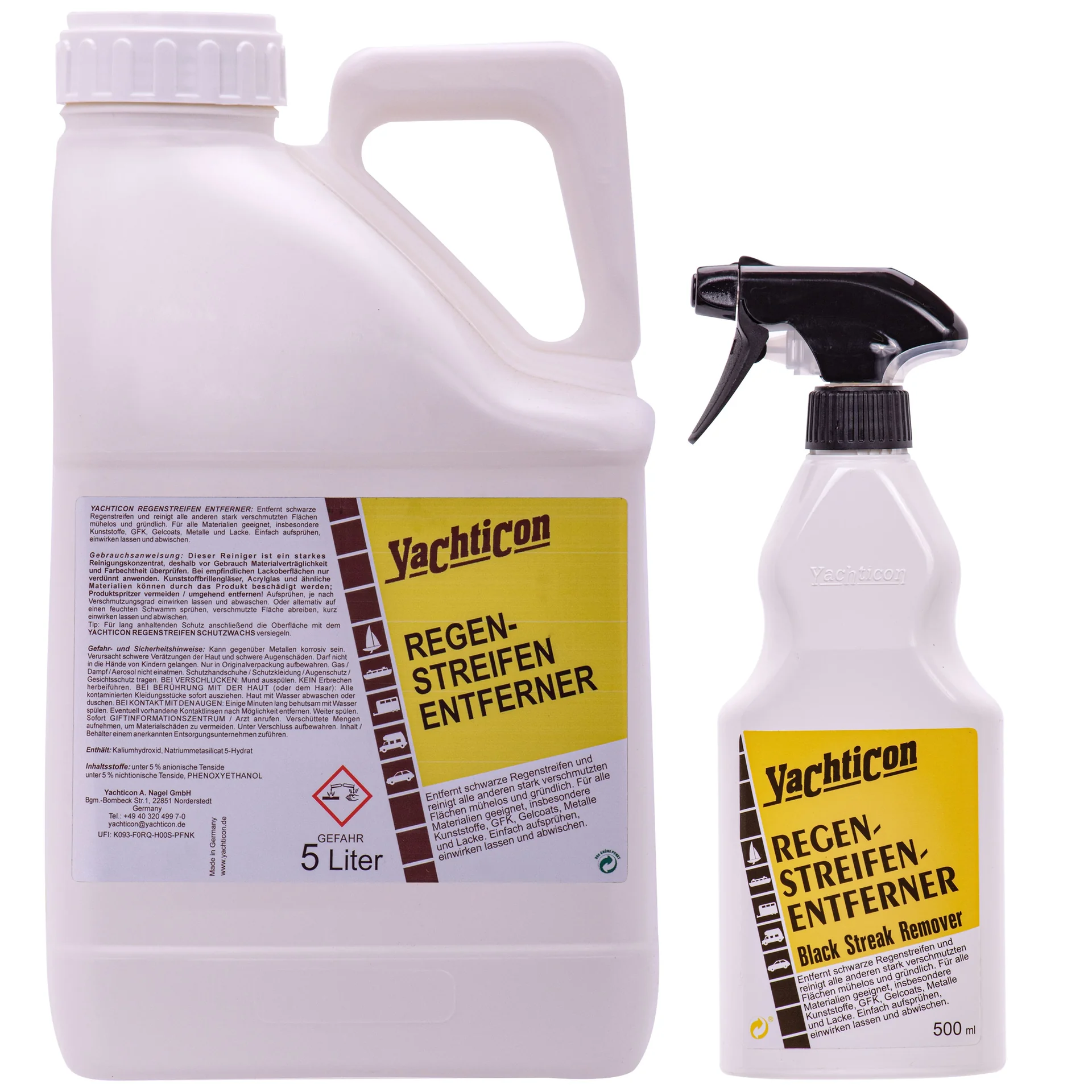 YACHTICON Regenstreifen Entferner in verschiedenen Größengebinden
