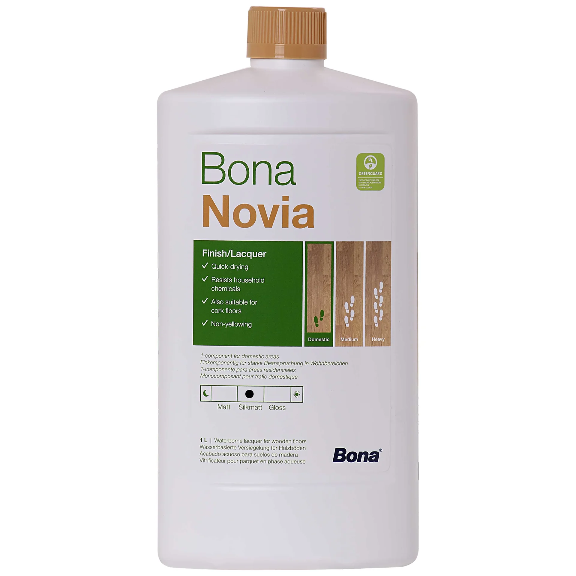 BONA NOVIA 1K Lack Versiegelung halbmatt 1 Liter