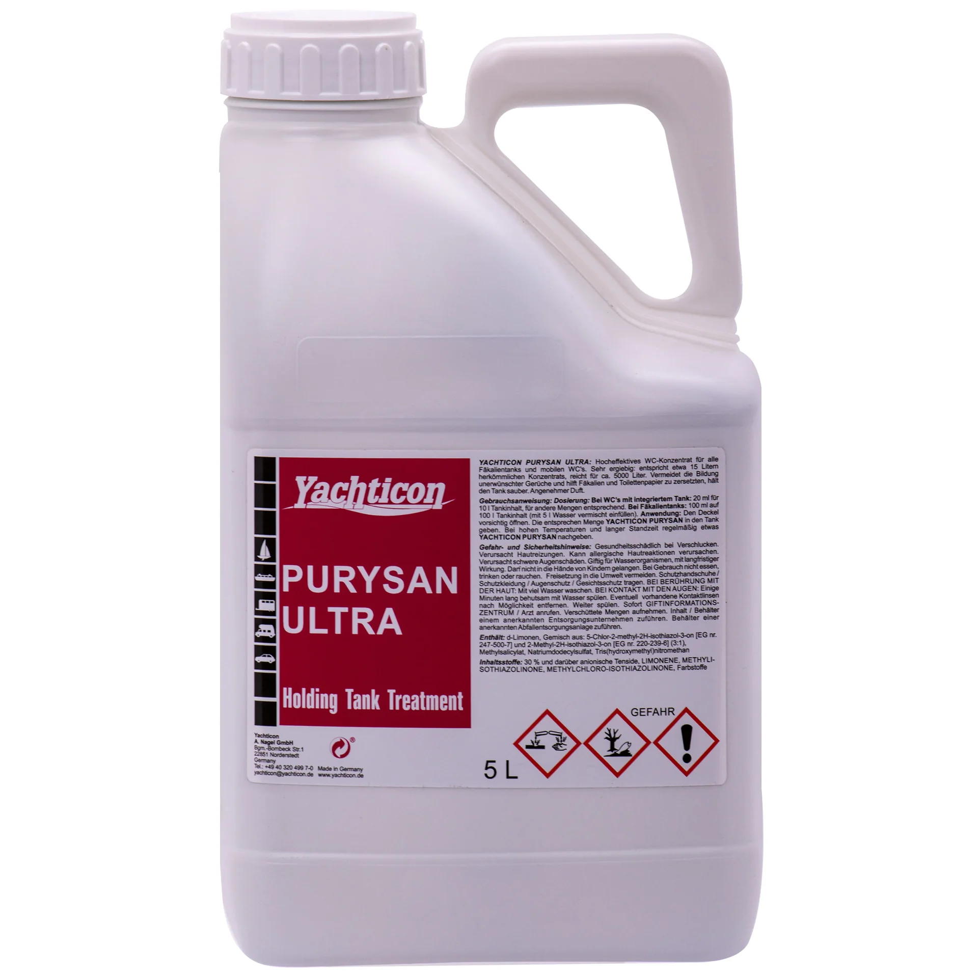 YACHTICON Purysan Ultra 5 Liter WC Konzentrat