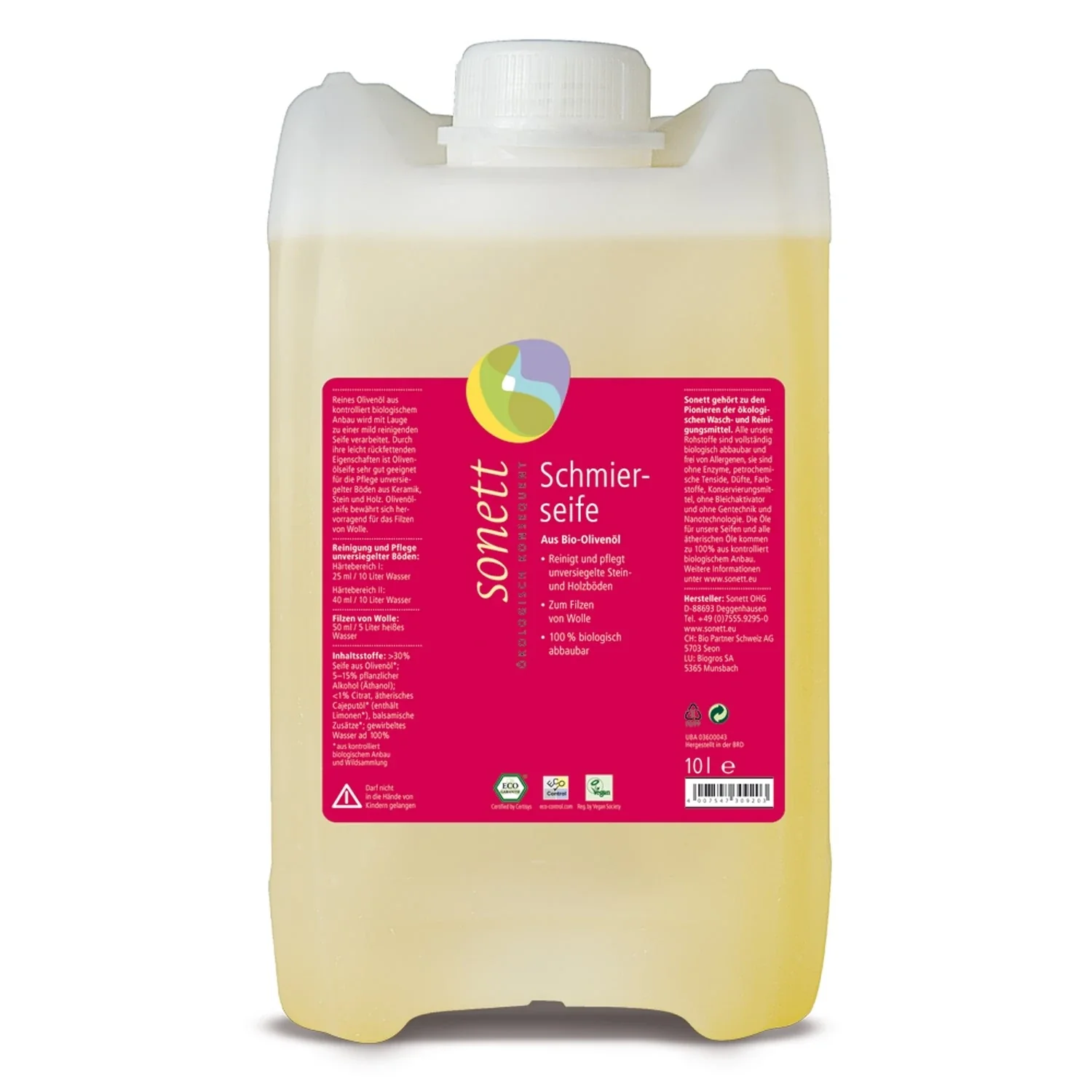 SONETT Schmierseife 10 Liter