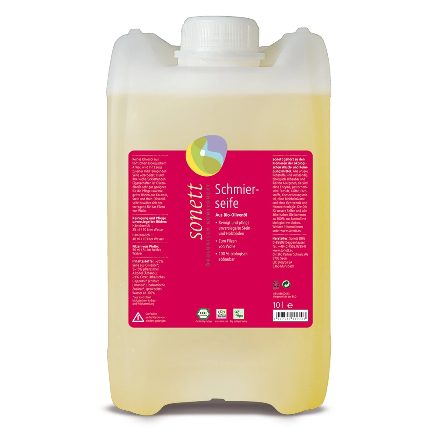 SONETT Schmierseife 10 Liter