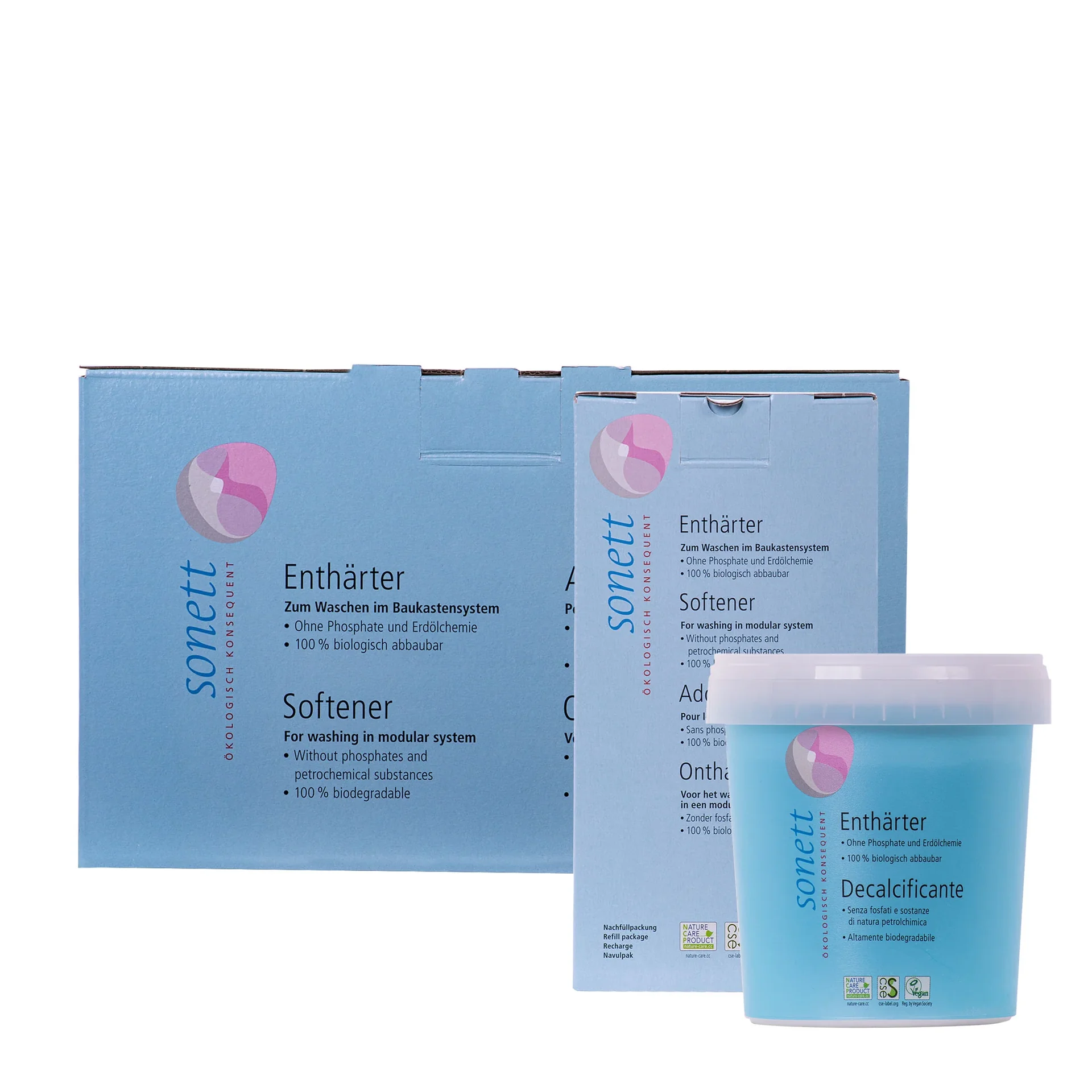 SONETT Enthärter in verschiedenen Größengebinden