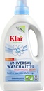 KLAR Universal Waschmittel Waschnuss flüssig 1,5 Liter für 20°C bis 95°C geeignet
