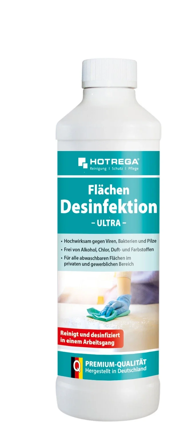 Gratis Geschenk HOTREGA Flächendesinfektion Ultra 500 ml mit Spritzeinsatz